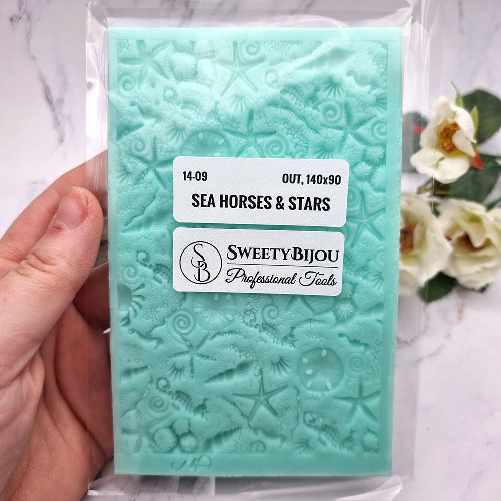 Silicone Texture - OUT Sea Horses & Stars