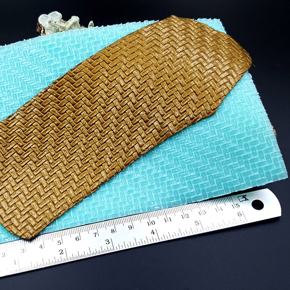 Silicone Texture - Weaving Grain Leather 2