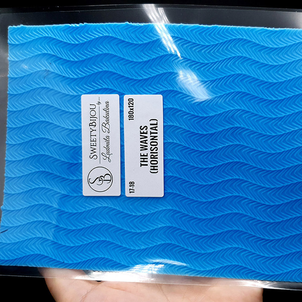 Silicone Texture - Waves Horizontal