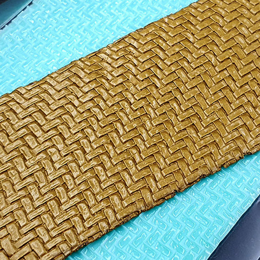 Silicone Texture - Weaving Grain Leather 2