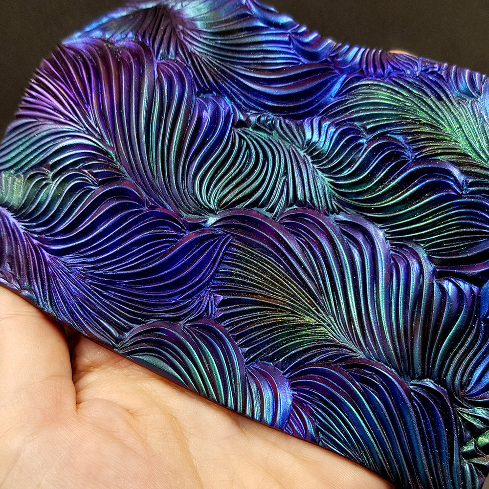 Silicone Texture - Hand-carved Texture - Feathers 1
