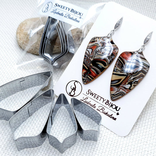4 Pcs Stainless Steel Jewelry Shapes Cutters