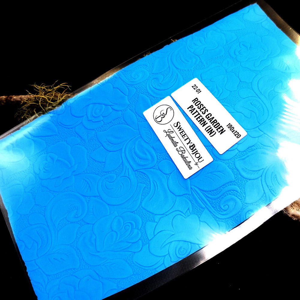Silicone Texture - Roses Garden Pattern (IN)