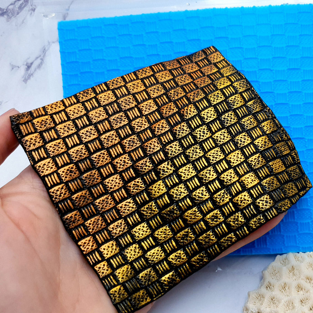Silicone Texture - Wicker Rug
