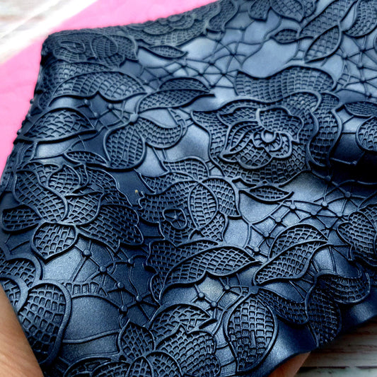Silicone Texture - “Large Flowers Net Lace”