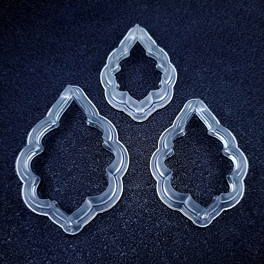 Arabian Nights Moroccan arabesque polymer clay cutter