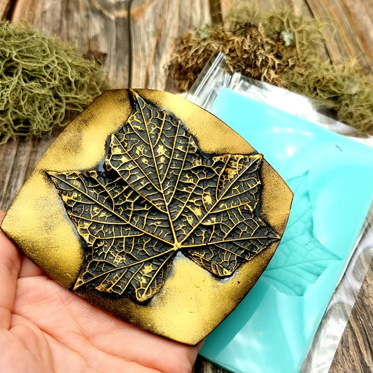 Silicone Texture - Small Five Fingers Leaf