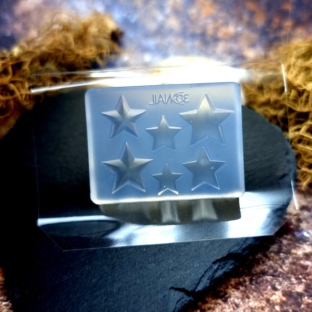 The Stars silicone mold for polymer clay