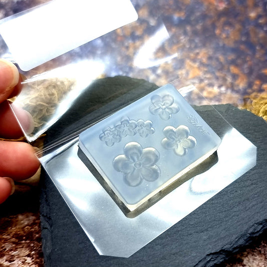 Simple Flowers - Clear Silicone Mold