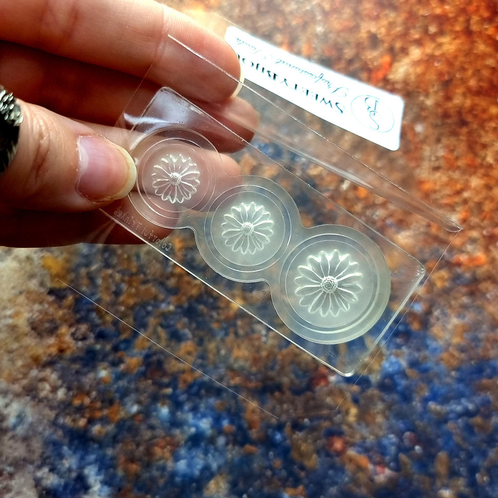 Chamomile Flowers 2 - Clear Silicone Mold