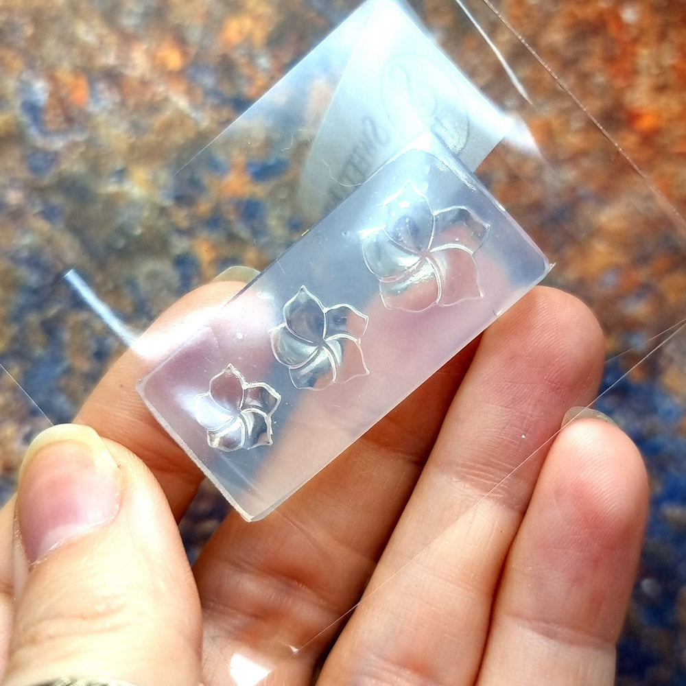 Plumeria Flowers - Clear Silicone Mold