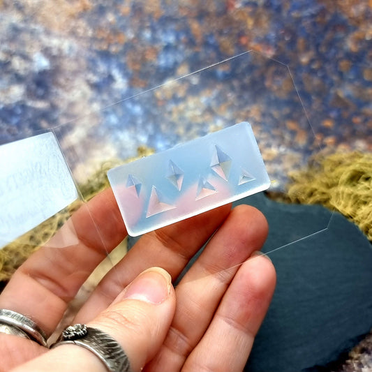 Geometric - Clear Silicone Mold