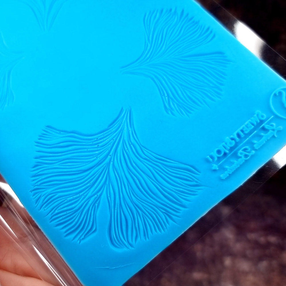 Silicone Texture - Four Gingko Leafs
