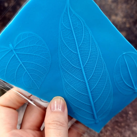 Silicone Texture - Three Forest Leafs #2