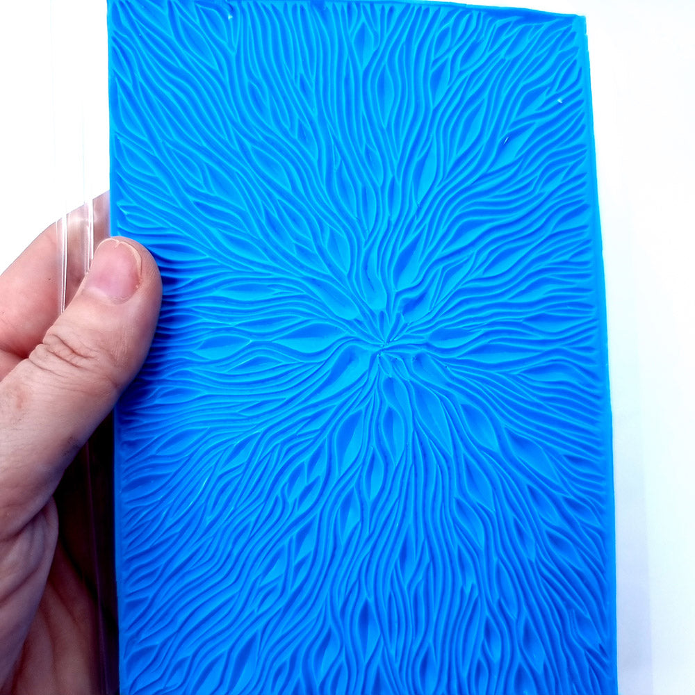 The Corals silicone texture sheet for polymer clay