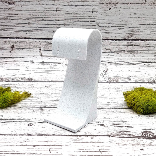 Curved Display for Earrings - White Marble Display for Earrings SweetyBijou Tools