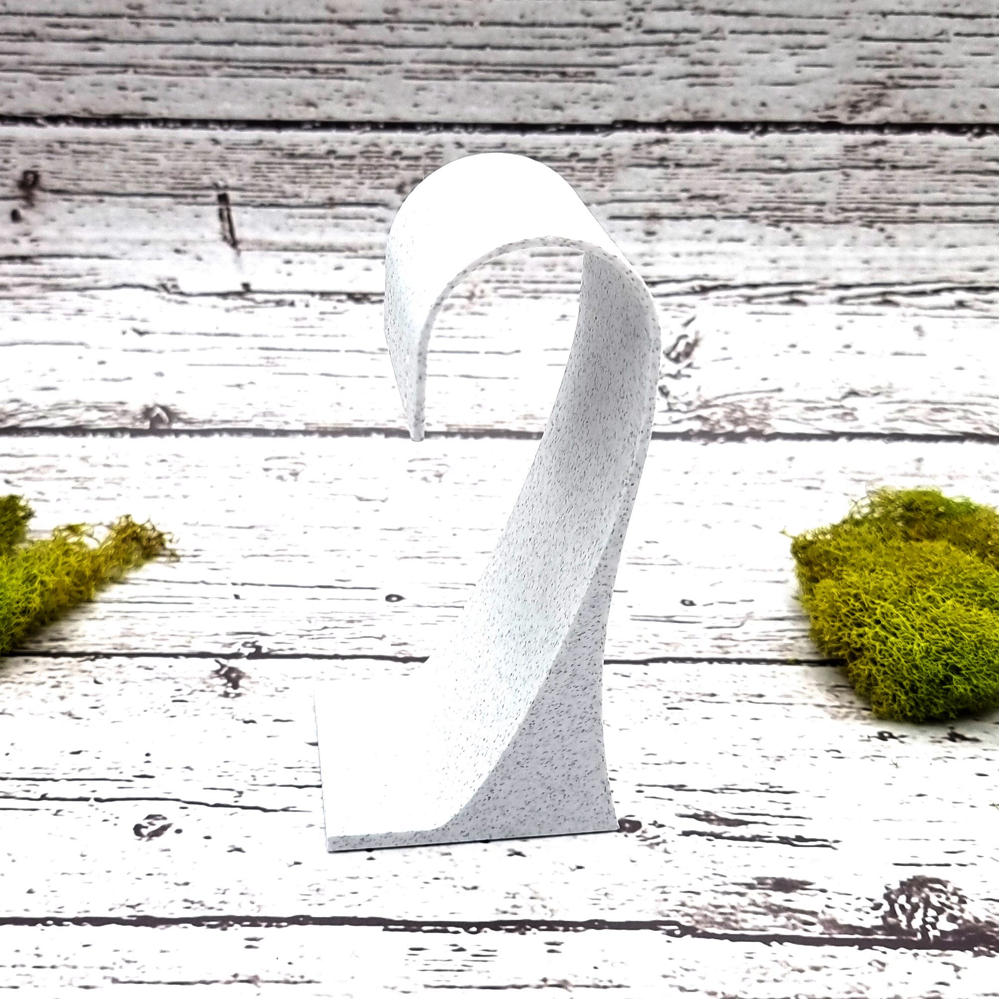 Curved Display for Earrings - White Marble Display for Earrings SweetyBijou Tools