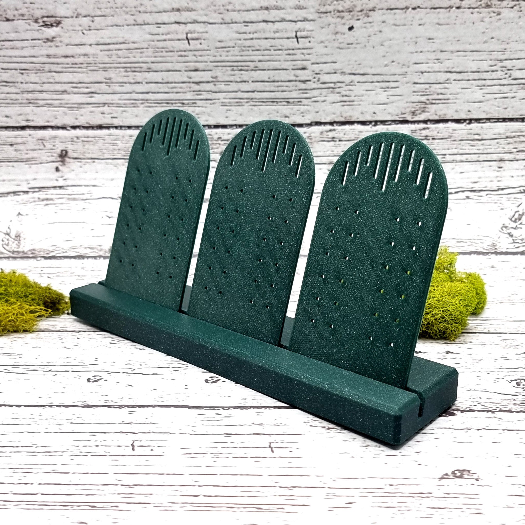 Long Display for Earrings - Alpine Green Display for Earrings SweetyBijou Tools