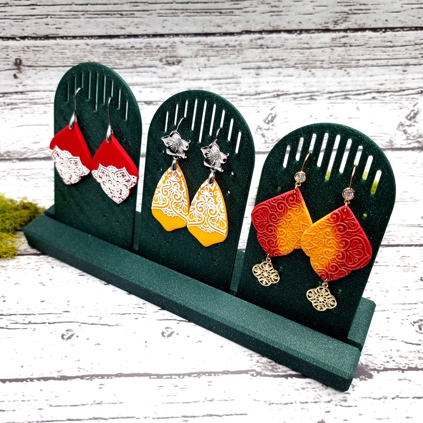 Long Display for Earrings - Alpine Green Display for Earrings SweetyBijou Tools