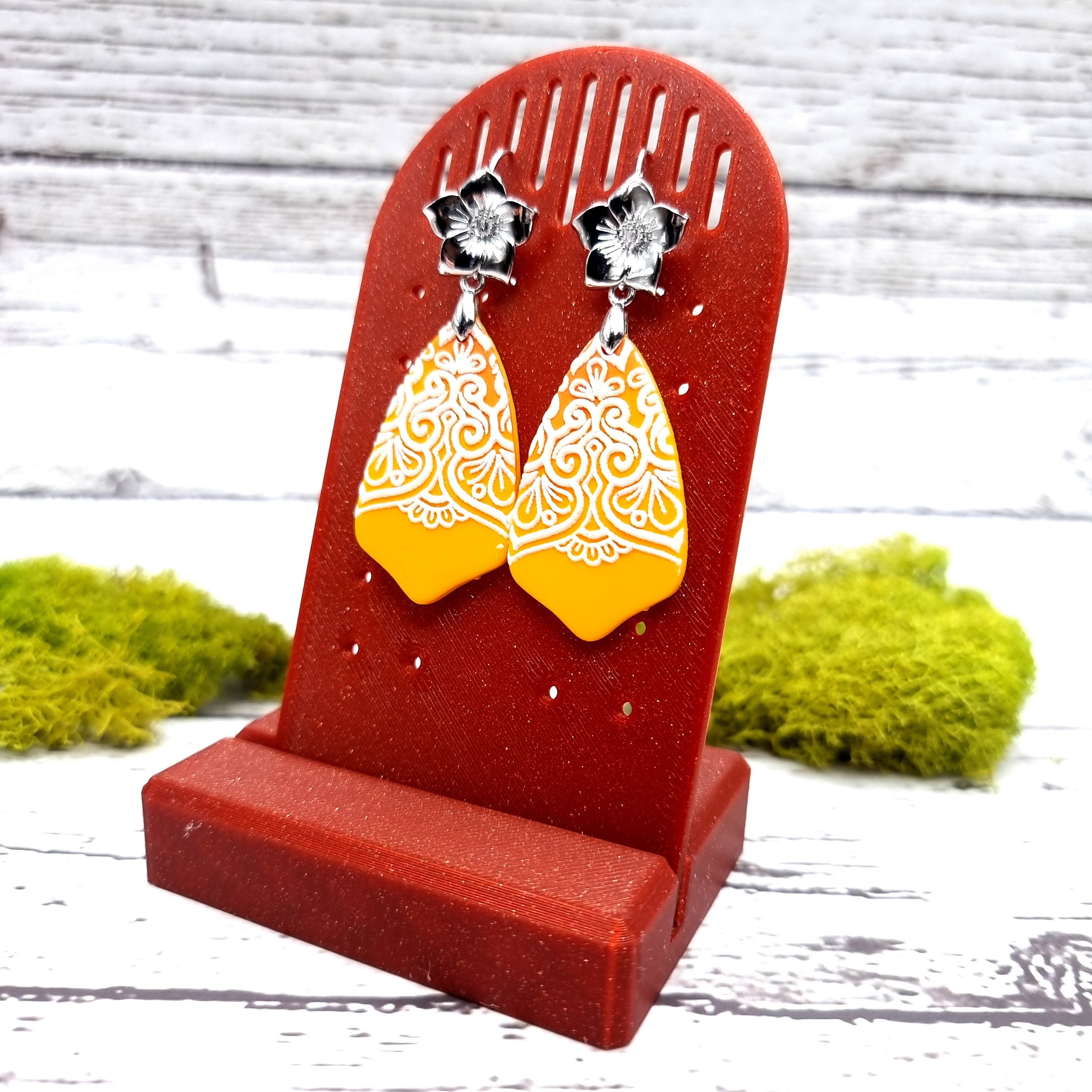Single Display for Earrings - Crimson Red Display for Earrings SweetyBijou Tools