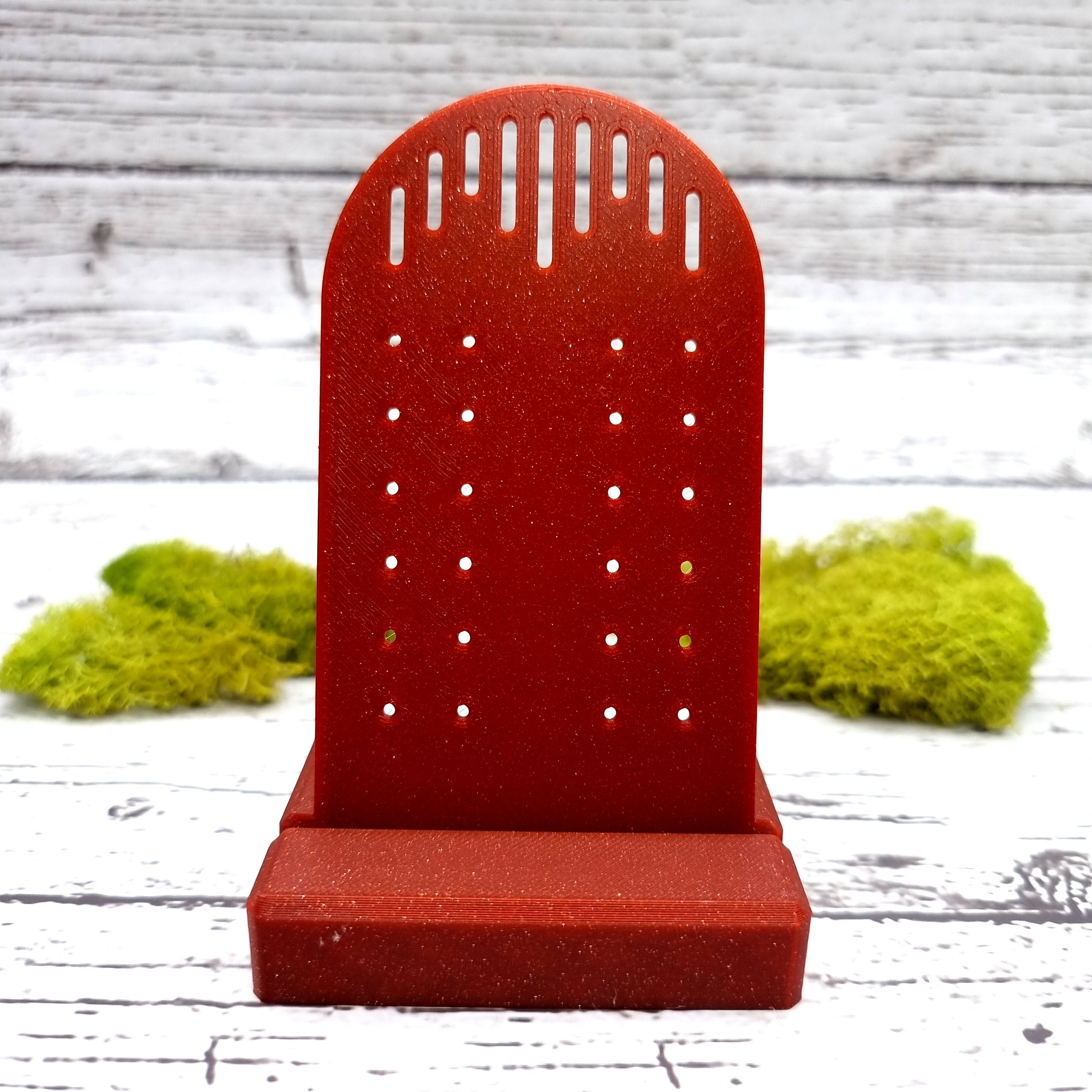 Single Display for Earrings - Crimson Red Display for Earrings SweetyBijou Tools