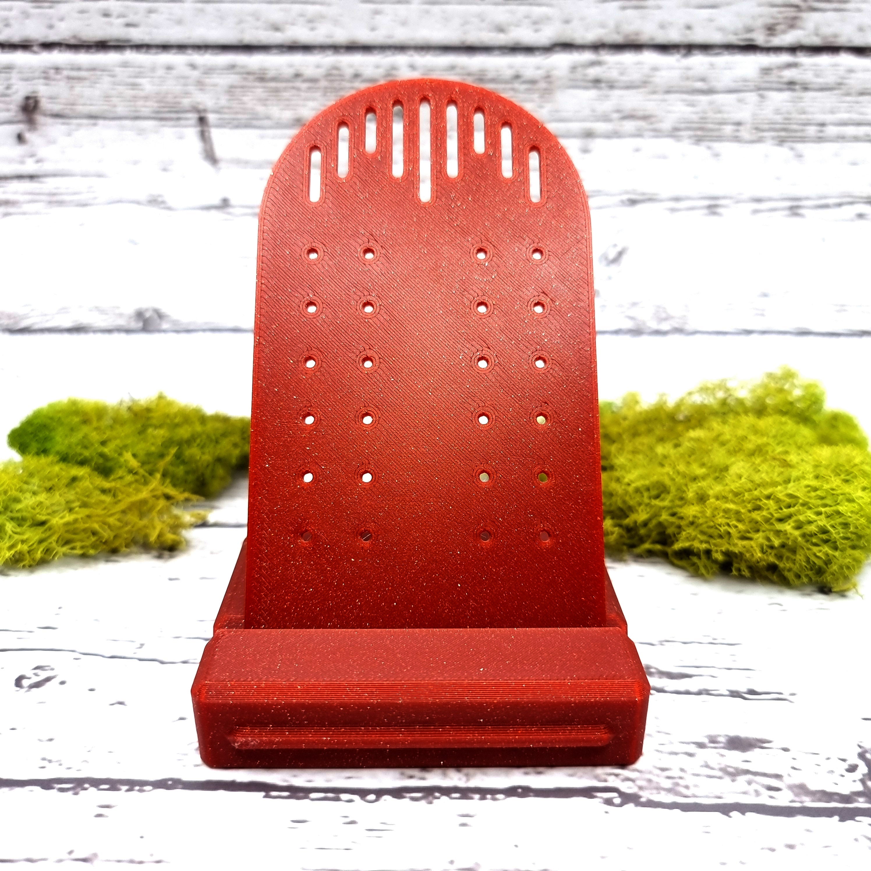 Tilt Display for Earrings - Crimson Red Display for Earrings SweetyBijou Tools