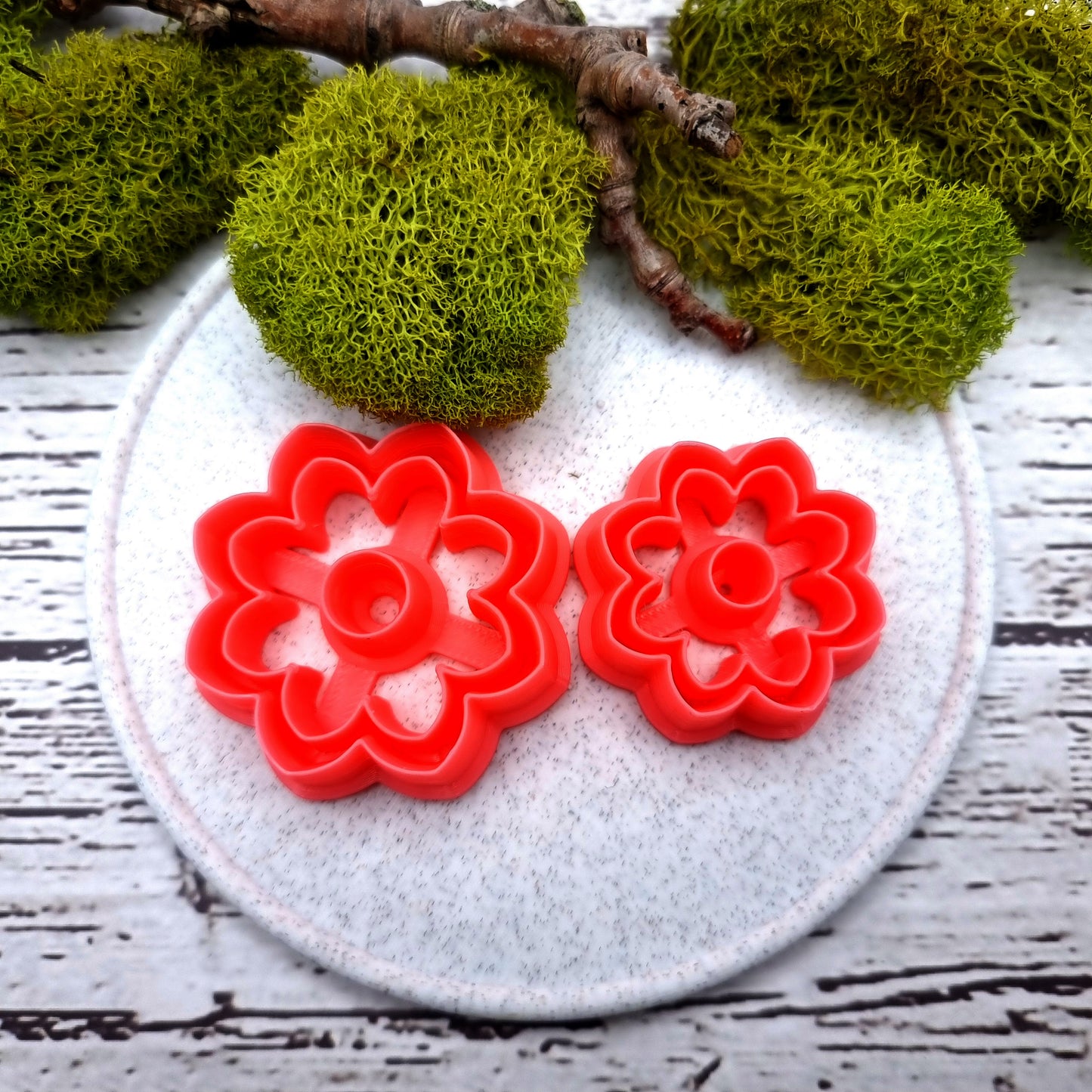 Flower Cutter #2 - Polymer Clay Cutters Plastic Cutters SweetyBijou Tools