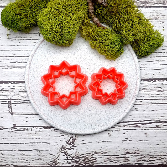 Flower Cutter #7 - Polymer Clay Cutters Plastic Cutters SweetyBijou Tools