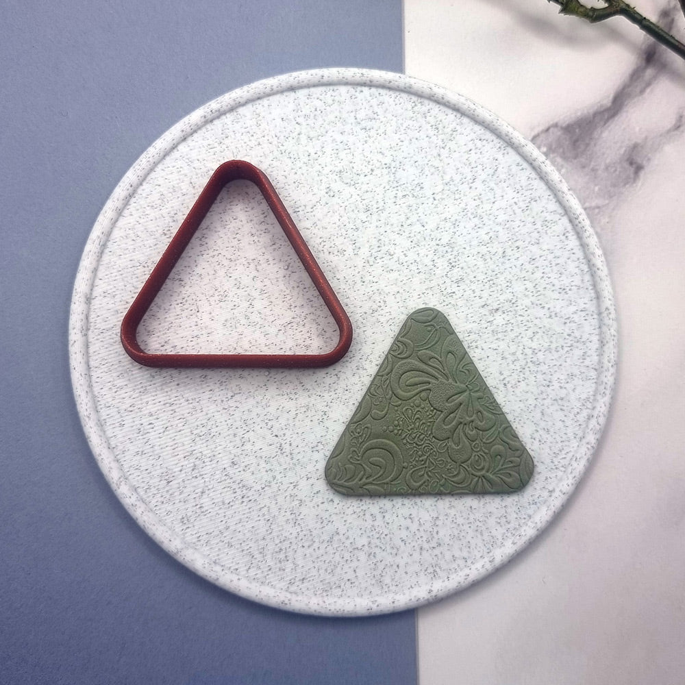 Triangle Rounded - Set of 11 Polymer Clay Cutters Plastic Cutters SweetyBijou Tools