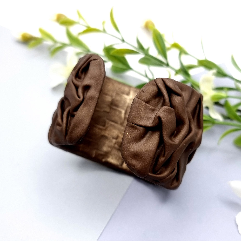 Stylish Brown Unique Polymer Clay Bracelet Bracelet SweetyBijou Jewelry