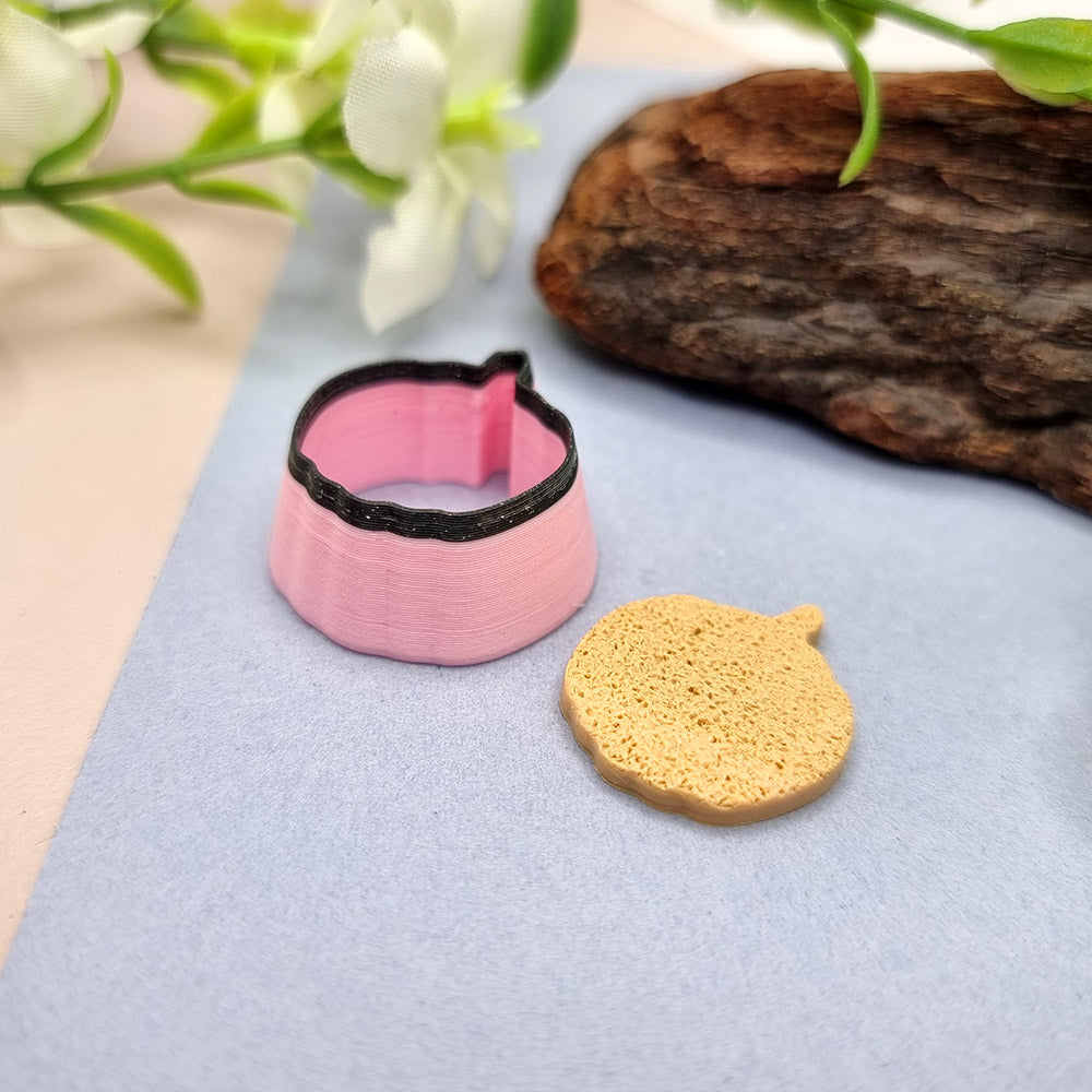 Pumpkin shape Halloween polymer clay cutter