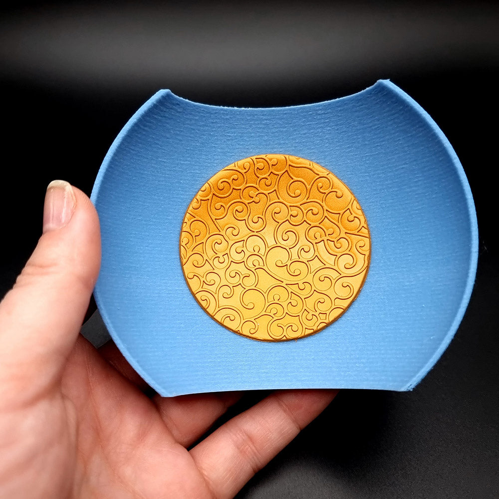 Large Shell domed baking base for polymer clay
