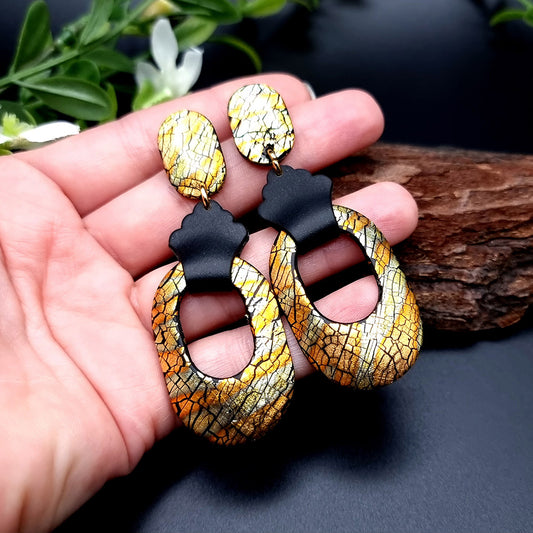 Golden Style Earrings