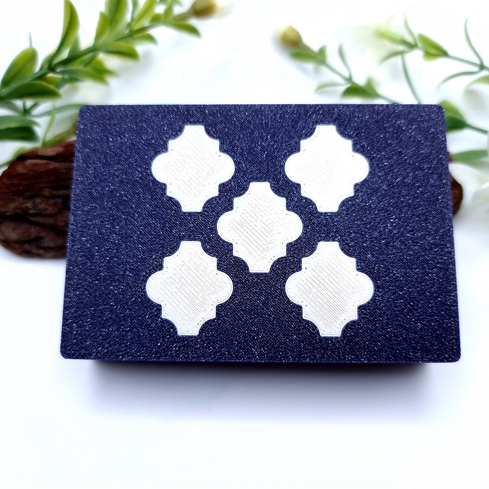 Sunrise in Marrakech Moroccan arabesque polymer clay cutter