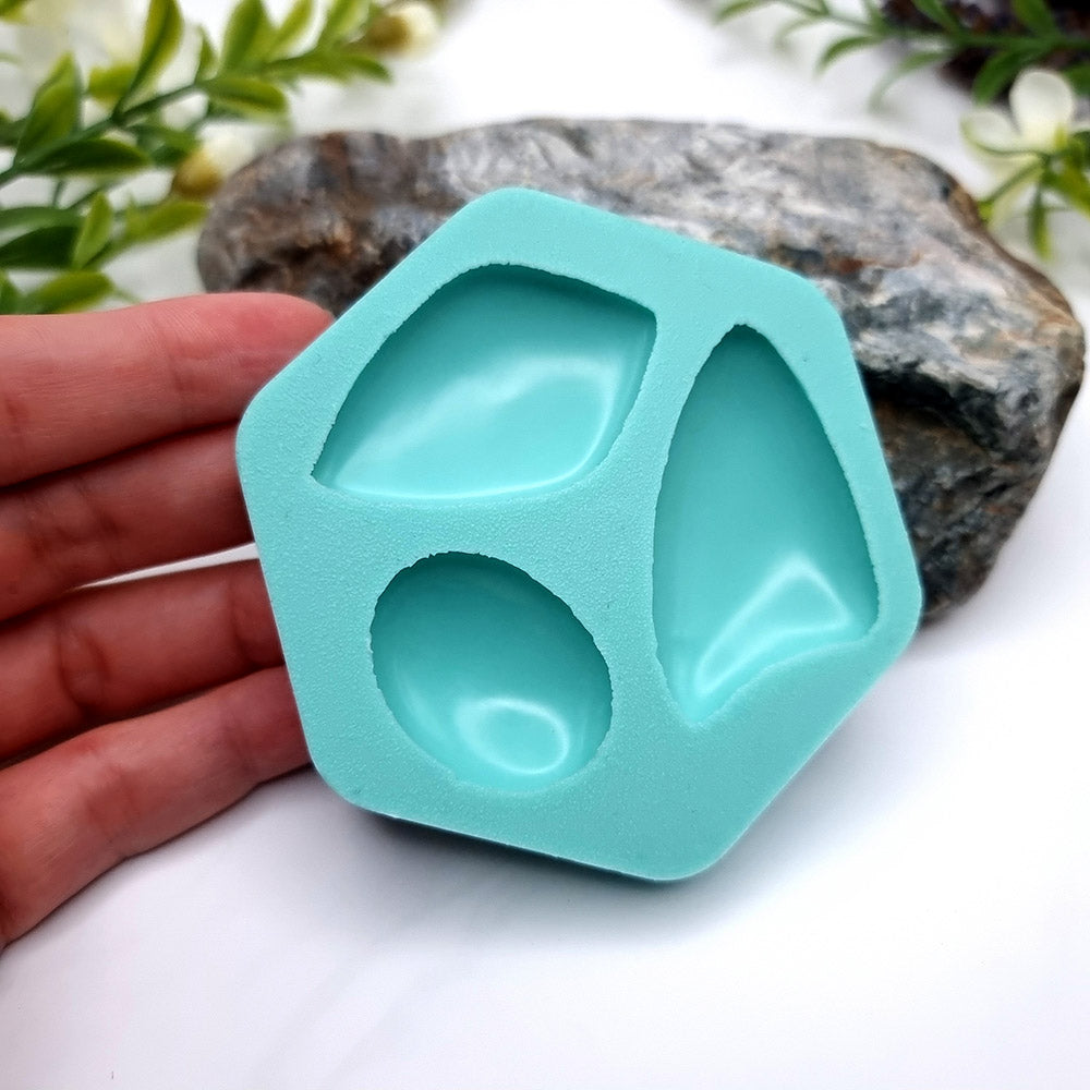Stone Cabochon silicone mold for polymer clay