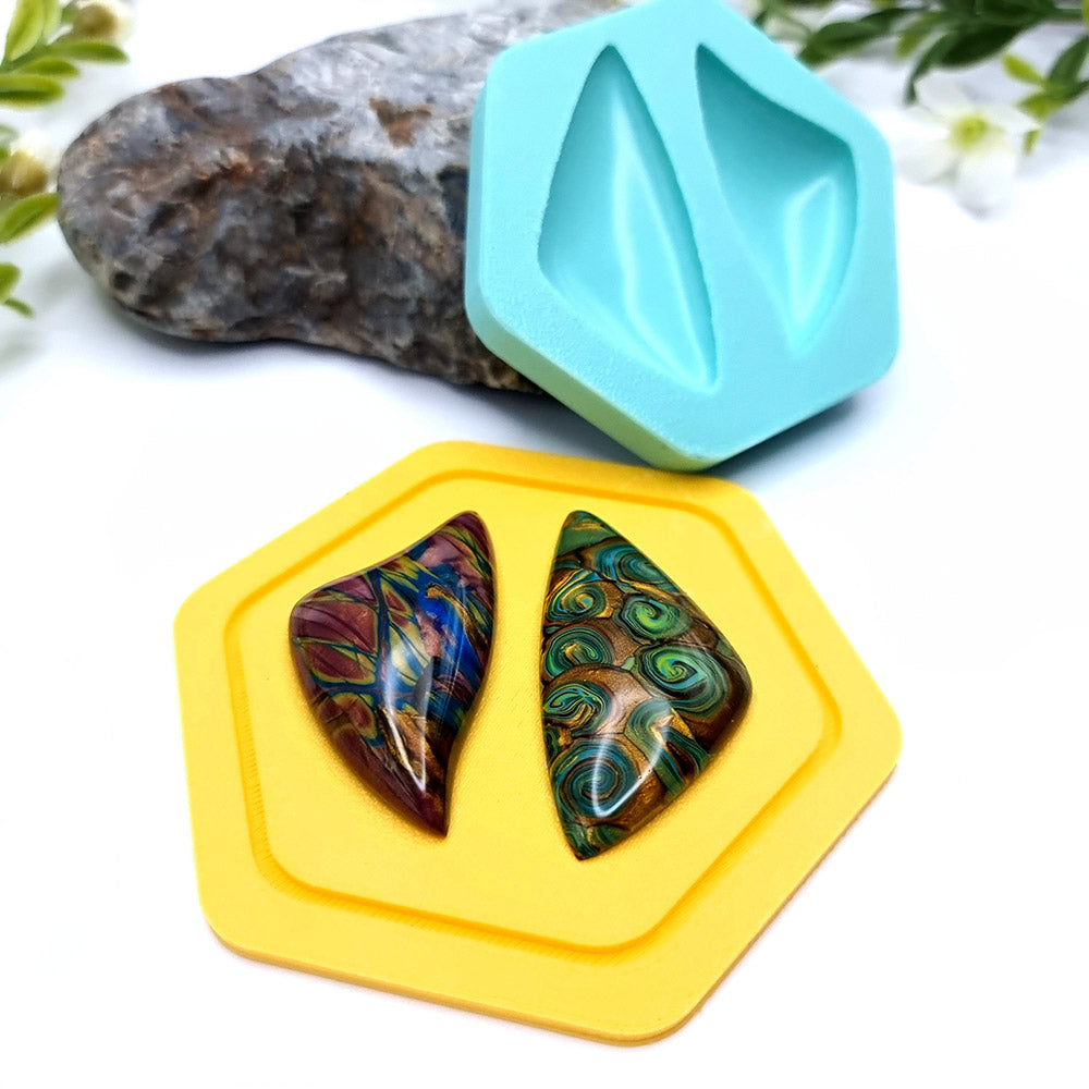 Stone Cabochon silicone mold for polymer clay