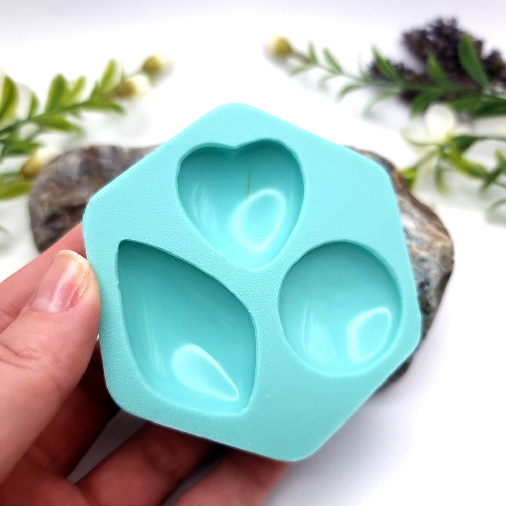 Stone Cabochon silicone mold for polymer clay