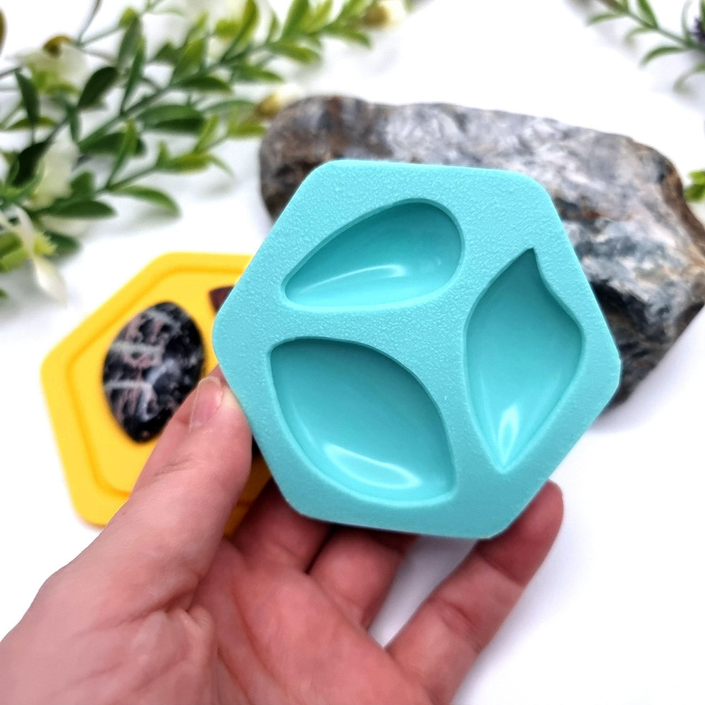 Stone Cabochon silicone mold for polymer clay