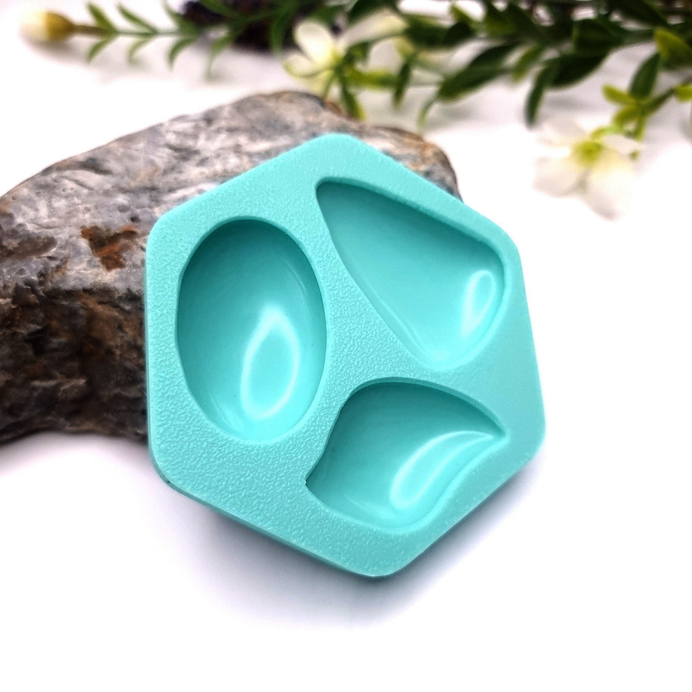 Stone Cabochon silicone mold for polymer clay