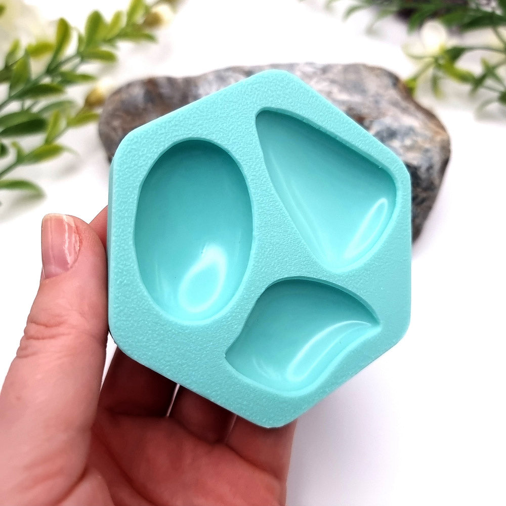 Stone Cabochon silicone mold for polymer clay
