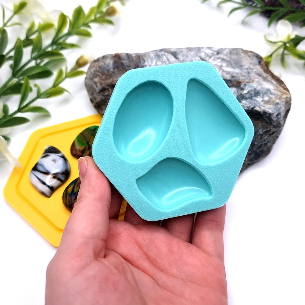 Stone Cabochon silicone mold for polymer clay