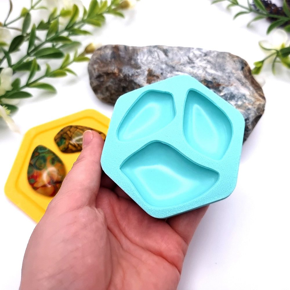 Stone Cabochon silicone mold for polymer clay