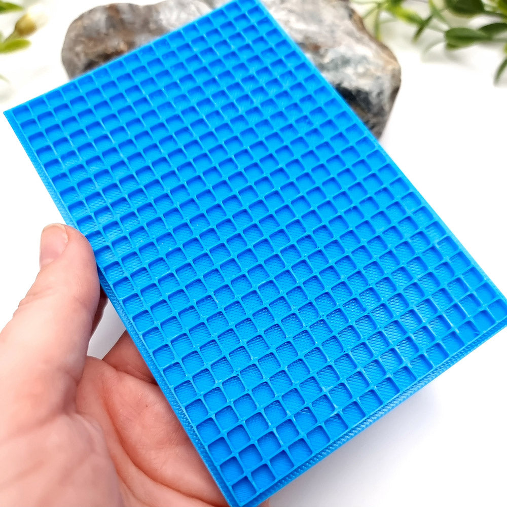 SweetyBijou Cells Grid IN flexible texture sheet for polymer clay