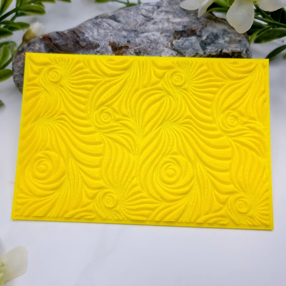 Swirls Cloisonne - Flexible Texture