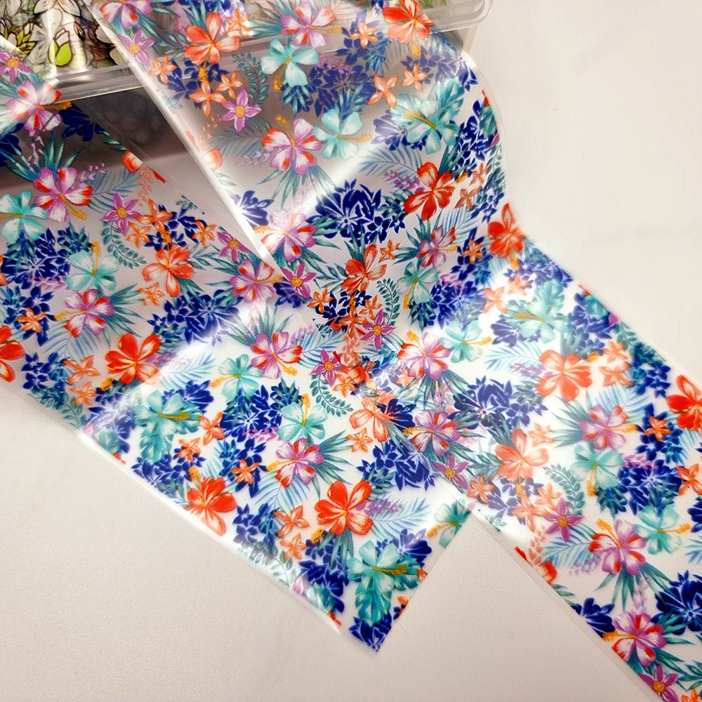 SweetyBijou Floral Patterns transfer foils for polymer clay