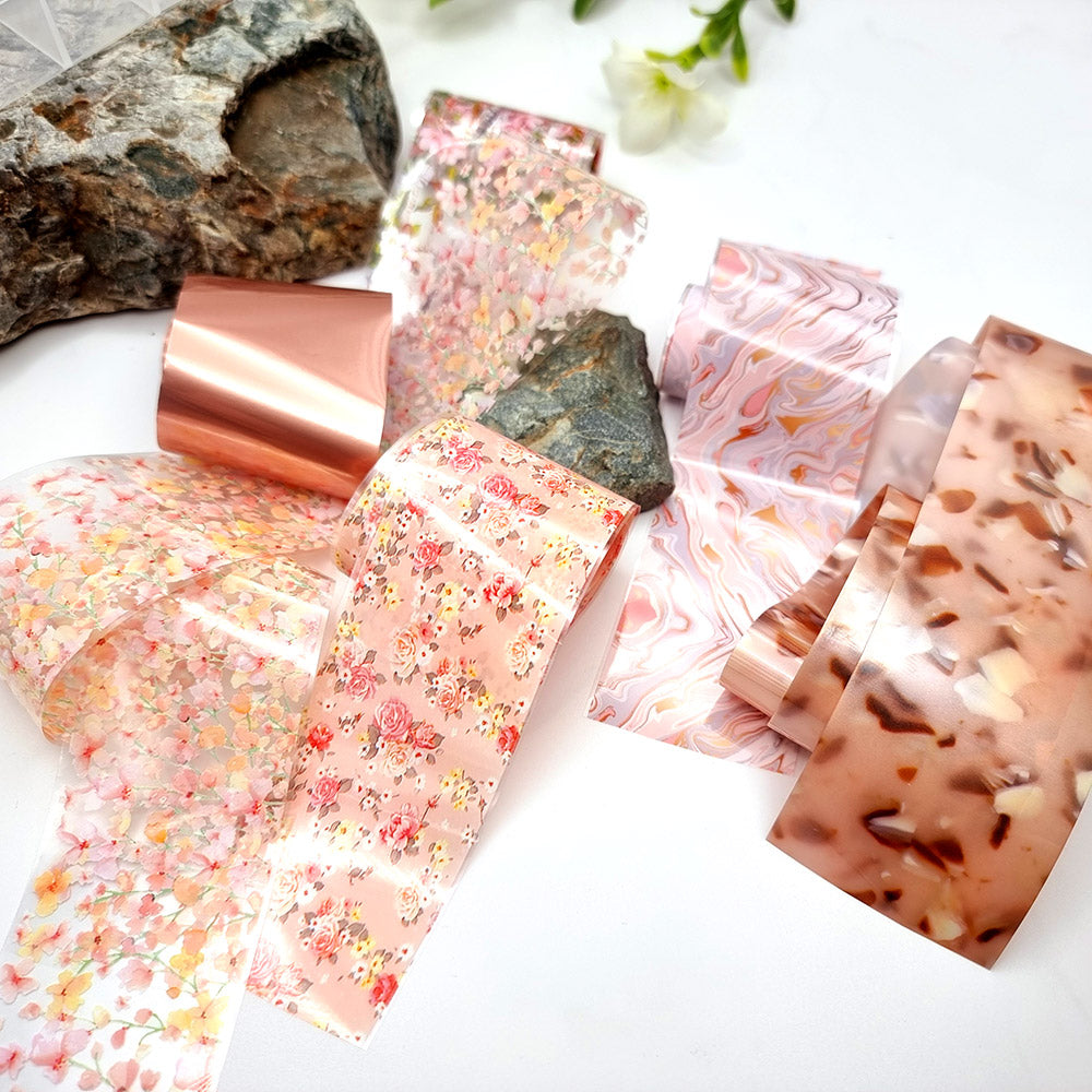 SweetyBijou Tenderness transfer foils for polymer clay