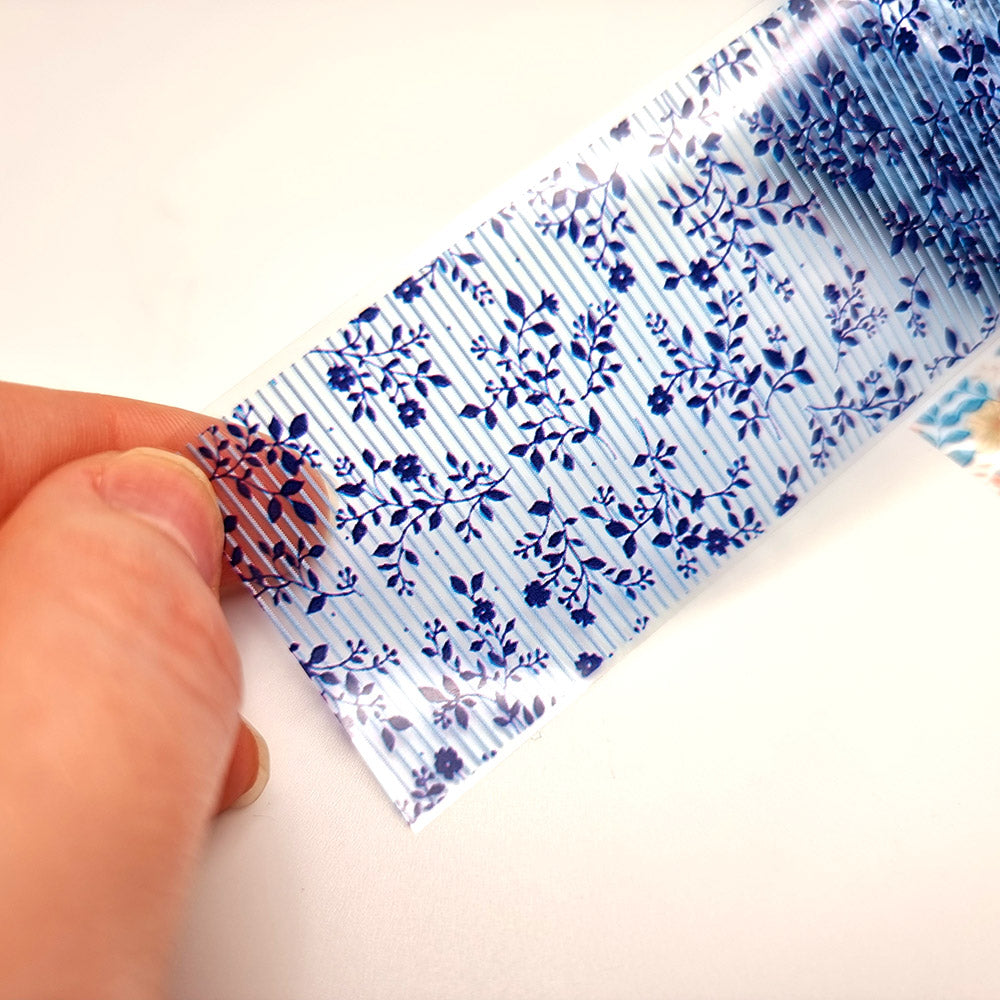 SweetyBijou Blue Lagoon transfer foils for polymer clay