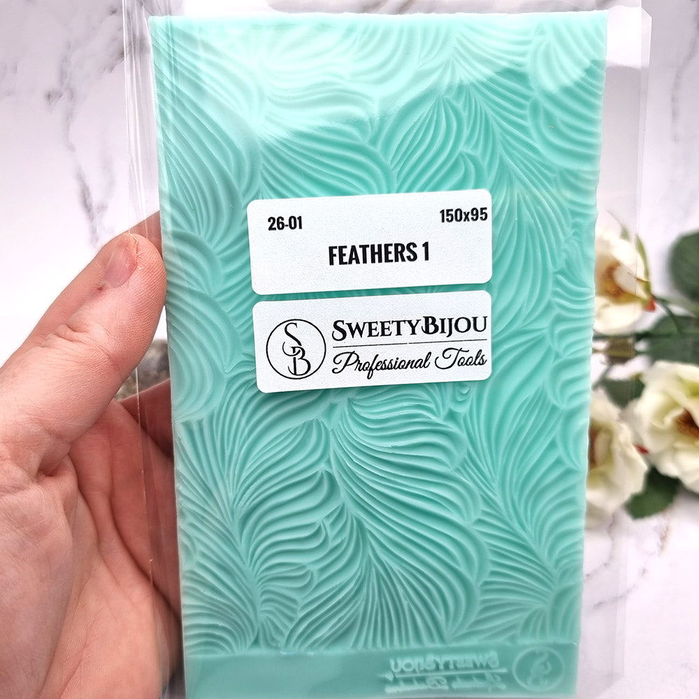 Silicone Texture - Hand-carved Textures - Feathers 1