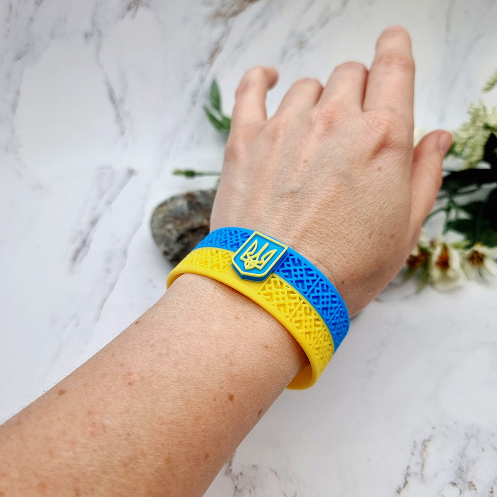 Ukraine ๐บ๐ฆ Bracelet - 3D Printed High Quality National Pride Series