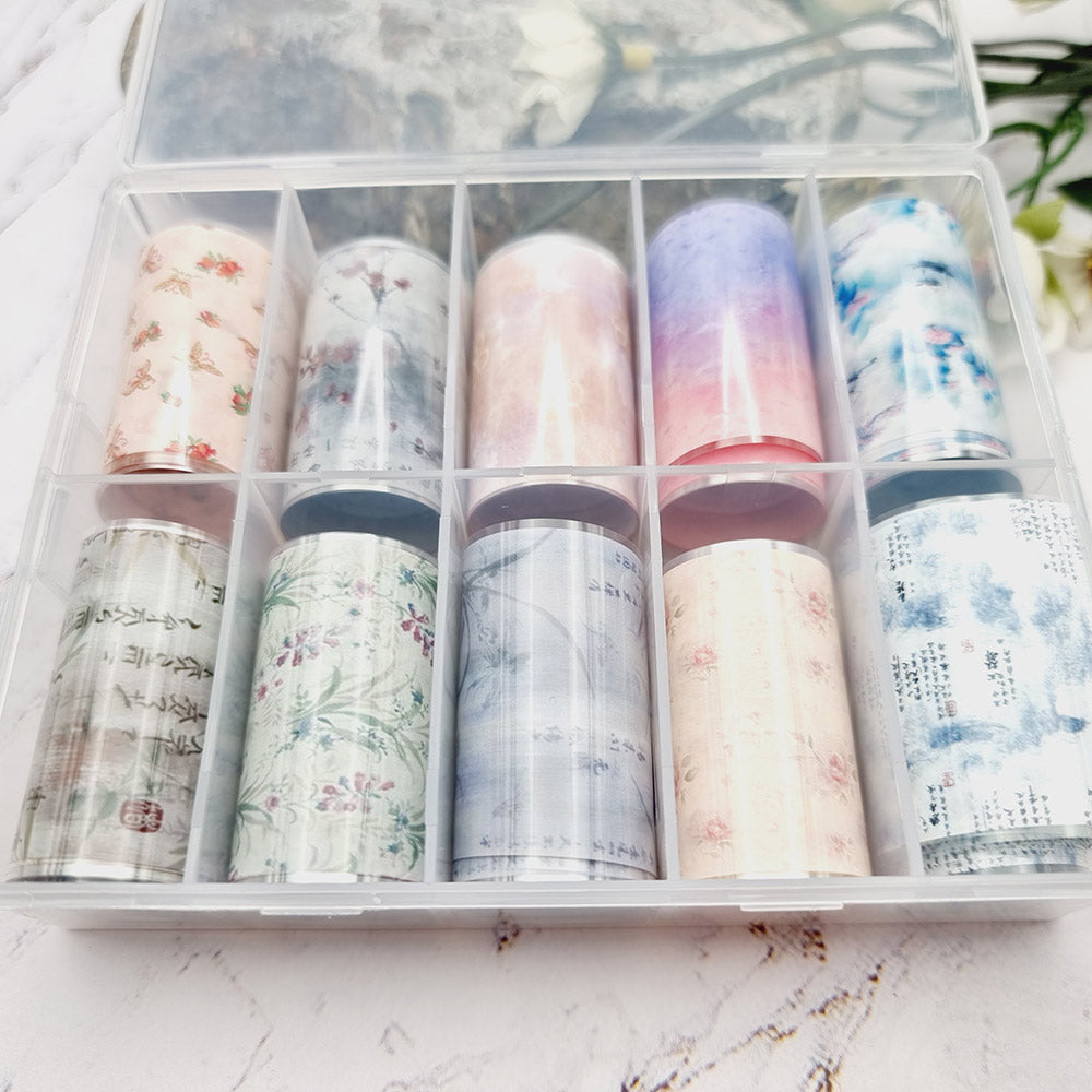 Japanese Style 1 - Set of Colorful Transfer Foils